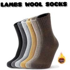 6 Pairs Women's Merino Wool Boots Socks Heavy Duty Thermal Socks Size 10-13