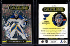 2020-21 Upper Deck Dazzlers Orange #DZ-90 Jordan Binnington St Louis Blues