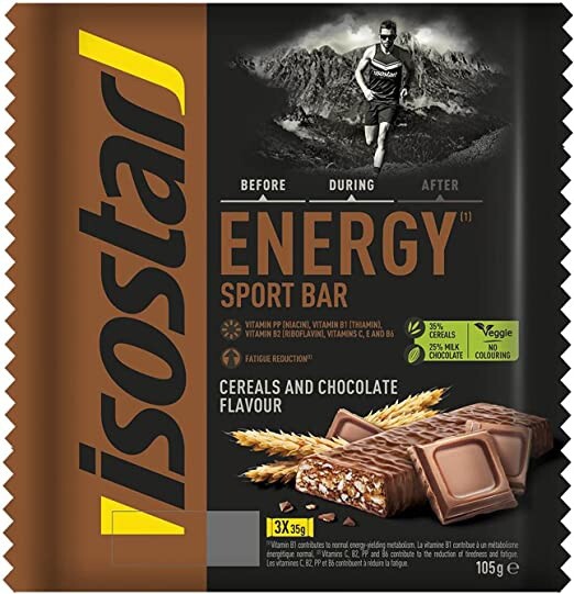 Barres énergétiques ISOSTAR High Protein chocolat lot de 4 paquets pour sportifs