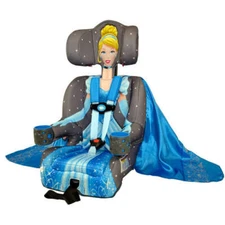 Disney Cinderella Booster Car Seat with Harness - Kids Embrace Platinum Edition