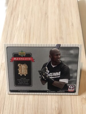 Michael Jordan Birmingham Barons Game Used Bat Second Home Run Baseballkarte