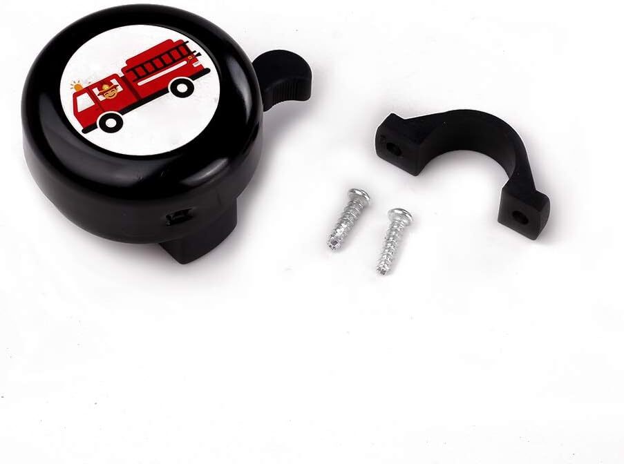 Bike Bell for Boys, Fire Truck Design, Loud & Safe Cycling Horn, Easy Install