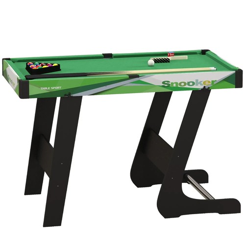 Indoor Mini Pool Table Set With 2 Cues Foldable Space Saving Billard Tables - Picture 11 of 11