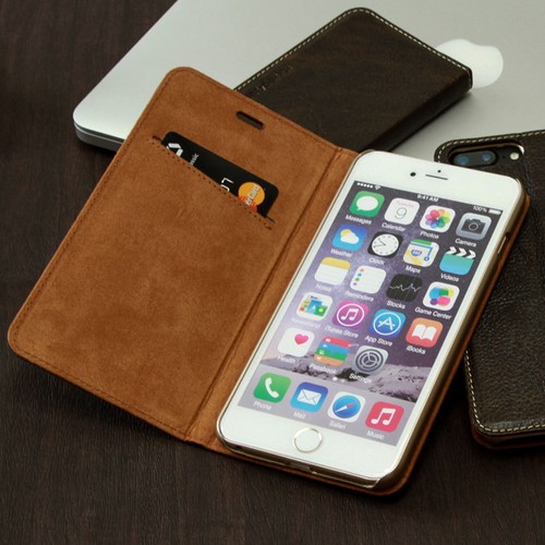 Luxury Leder Schutzhülle für Apple iPhone 6, 6s, 7 Tasche Case Cover Smartphone - Picture 14 of 49