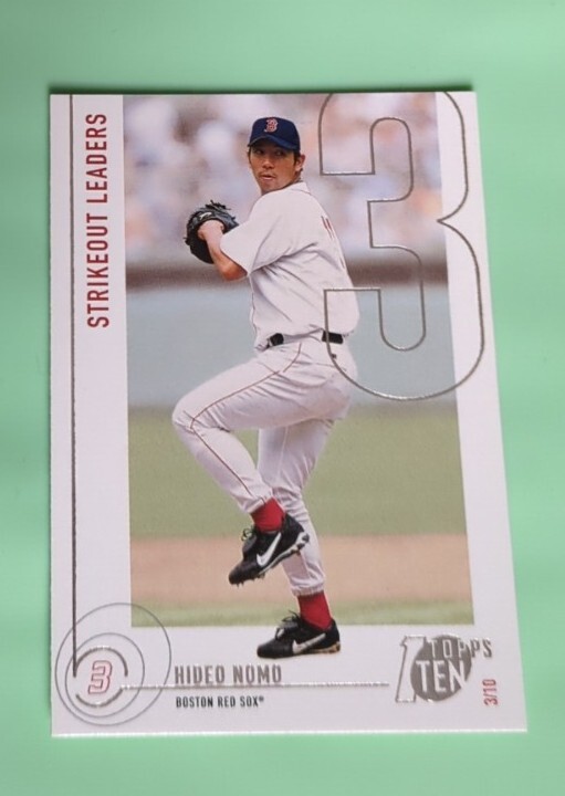 2002 Topps Ten  Hideo Nomo #153 Boston Red Sox Baseball Card