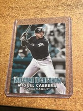 2022 Topps Baseball Welcome to the Show # WTTS-28 Miguel Cabrera