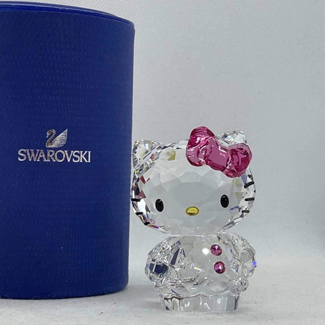 スワロフスキー ハローキティレッドアップル レッド リボン 猫 1096878