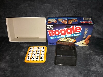 Vintage Parker 1992 Boggle Parker Das drei Minuten Wortspiel