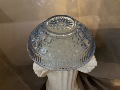 WINDSOR BLUE BY FEDERAL GLASS, CANDY DISH & LID, 1970'S - Picture 12 of 14