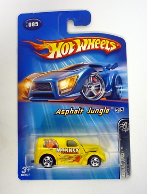  HOT WHEELS ANGLIA PANEL #085 Asphalt Jungle 5/5 Die-Cast Car MOC COMPLETE 2004