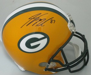 jordy nelson signed helmet