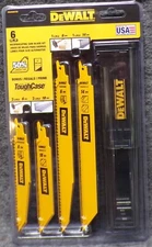 DEWALT 6 PC.  Reciprocating Saw Blade Set DWAR6SETCS