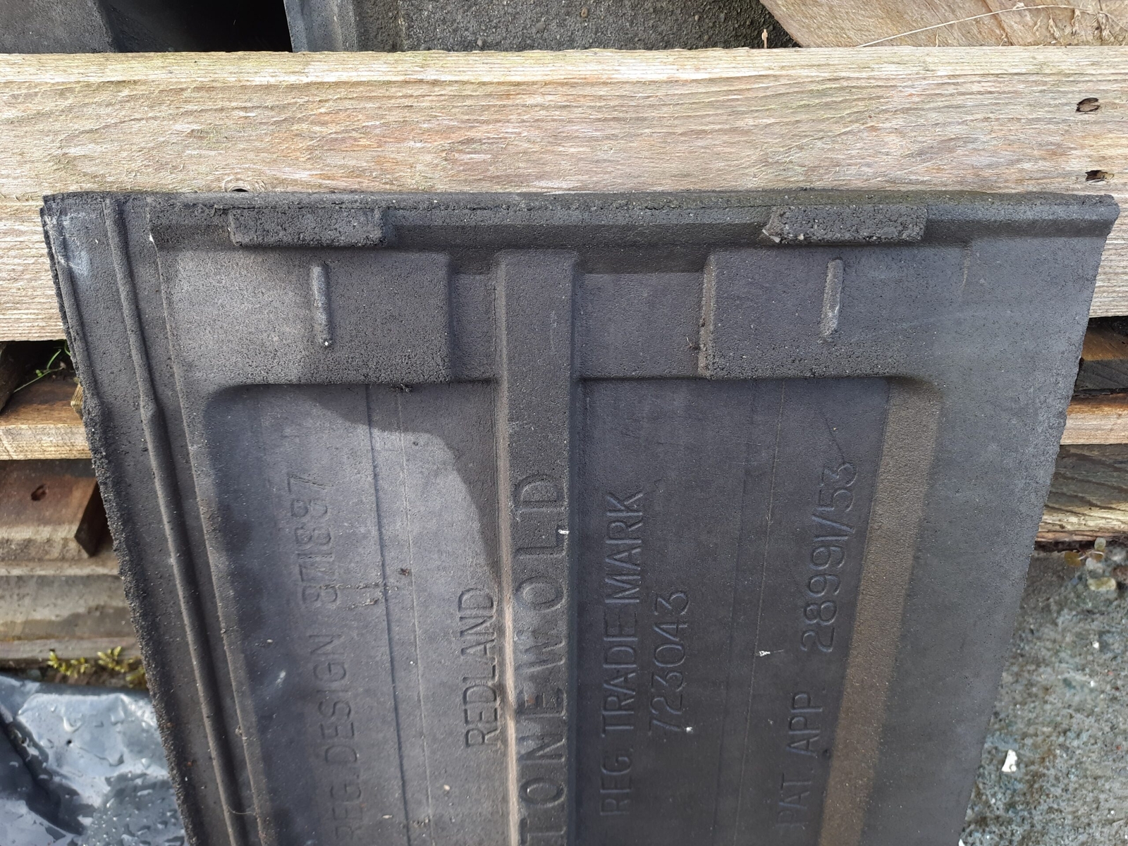 Reclaimed Redland Stonewold Mark 1 Slate Grey Roofing Tiles Slates Per