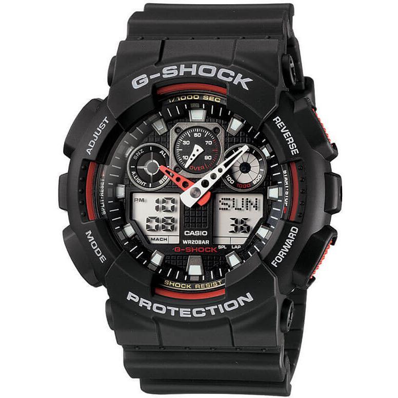 G-shock GA-100-1A4 Kostenloser Schutz für Uhrenglas Herren Uhr