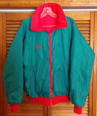 Columbia Reversible Teal/Red Jacket 