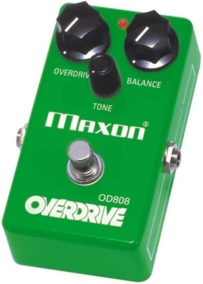 Maxon OD808 Overdrive Pedal JRC4558 IC New  Japan Analog Guitar Effect