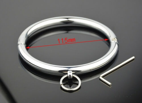 Female Stainless Steel Neck Collar Slave Role Play Metal Collar For Women - Picture 2 of 8