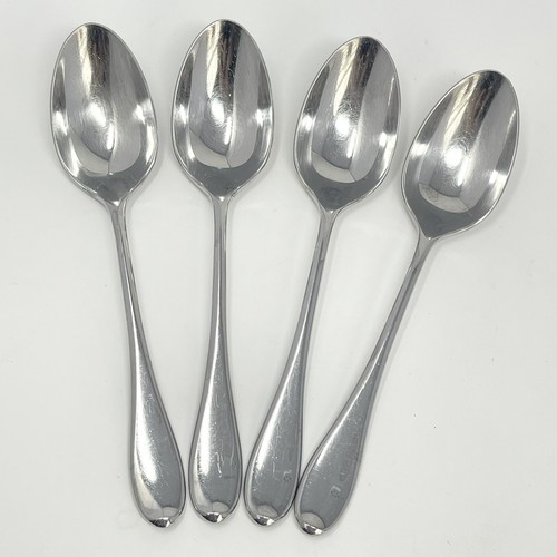 Dansk STATEMENT Stainless Flatware Dinner Place Oval Soup Spoon 7" Set Of 4