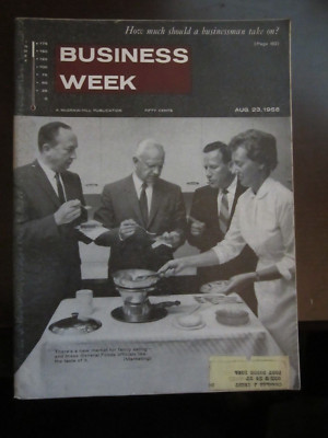 Business Week Magazine August 1958 General Foods Fancy Eating Market 62
