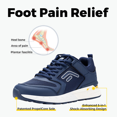 Near Me FitVille Diabetic Shoes For Men Extra Wide Walking Shoes