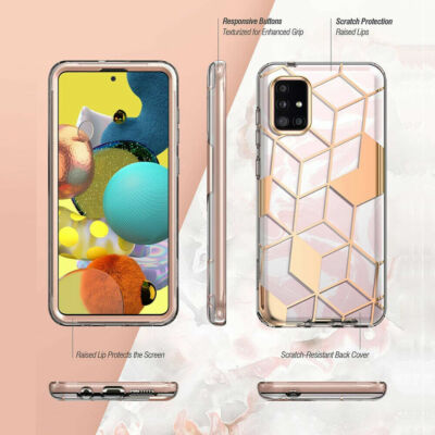 For Galaxy A51 A71 A21 A70 A01 A11 Case Scratch Resistant Shockproof Cover