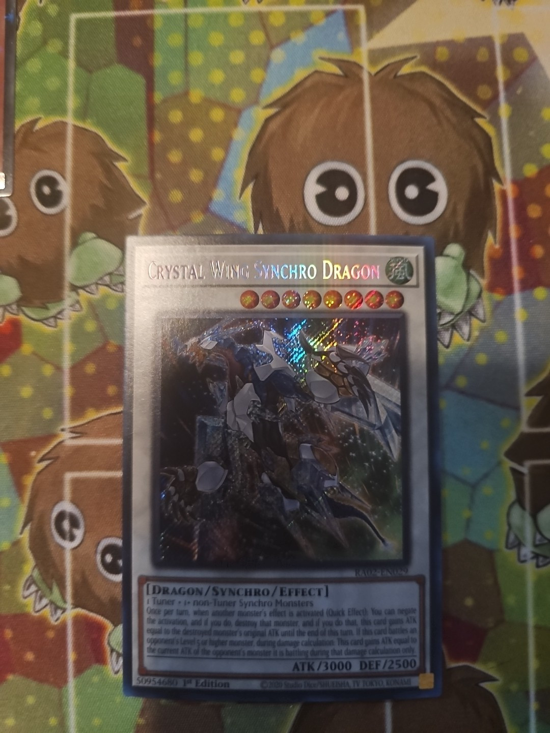 Yugioh Crystal Wing Synchro Dragon Ultra Rare RA02 EN228