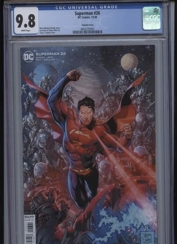 Superman # 26 comic (DC, 2020) Variant cover, cgc grade 9.8