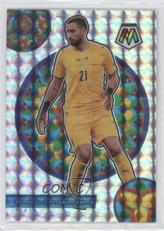 2021-22 Mosaic FIFA Road to World Cup Stained Glass Gianluigi Donnarumma #5 0kr0
