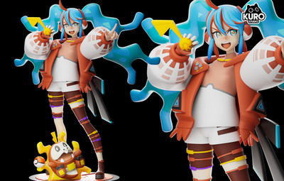 1:8 Scale Firey Virtual Idol High Quality Unpainted Resin Garage Kit