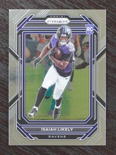 2022 Panini Prizm #363 Isaiah Likely Baltimore Ravens Rookie
