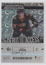2023 Upper Deck Credentials Debut Ticket Access /599 Tier 3 Ridly Greig #194 1k9