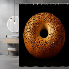 Beautiful Black and White Shower Curtain for Home Decor