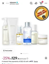 Mixsoon Full Care Skincare Set – 6-Piece K-Beauty Bundle (New / Sealed)