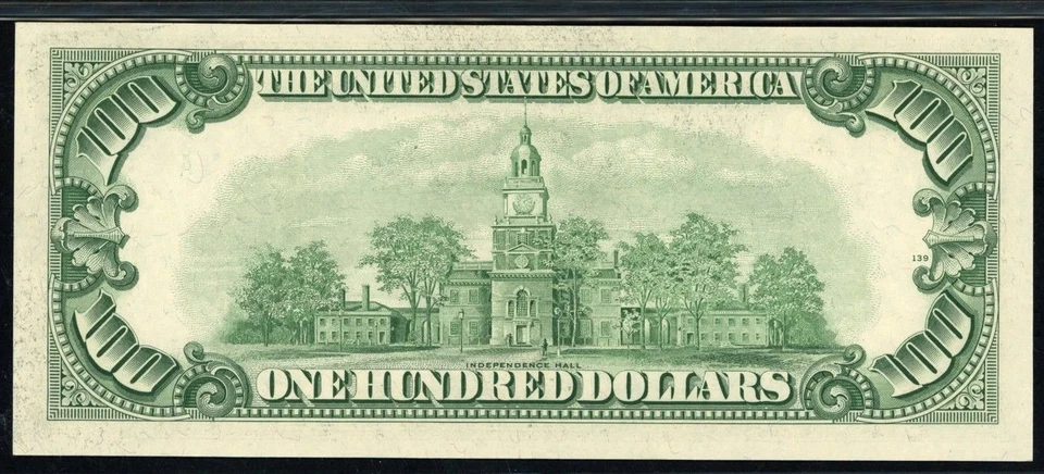 1950D $100 Chicago Federal Reserve Note Granahan / Dillon PMG Choice Unc 64 EPQ - Image 2 of 2