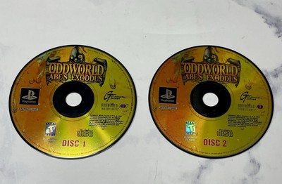 Sony PlayStation 1 PS1 Discs Only Tested Oddworld Abe's Exoddus