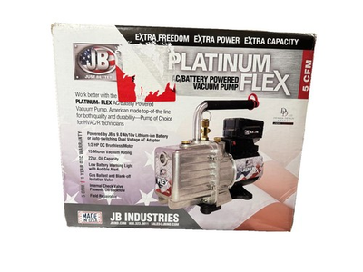 #ad JB DV 142 FLEX 5 CFM Platinum Flex AC Battery Vacuum Pump $835.99