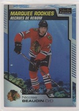 2020 O-Pee-Chee Platinum Marquee Rookies Aquamarine 87/499 Nicolas Beaudin 4et