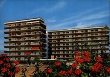 Apartamentos Las Arenas Playa del Ingles Gran Canaria Spain vintage postcard y27