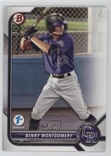 2022 Bowman Draft 1st Edition Benny Montgomery #BD-155 1ol1