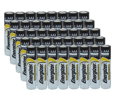 40 x Energizer Industrial AAA Mikro LR03 Alkaline Batterien