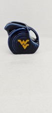 MINI DISK PITCHER creamer WV logo NEW cobalt FIESTA 5 OZ. htf sample H sticker