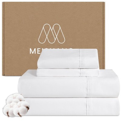 MEISHANG Extra Deep Pocket Queen Sheets - 600 Thread Count Sheets - Fits 18''-...