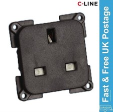 C-Line 230v Socket 13A 3 Pin Mains Outlet CBE Caravan Motorhome Campervan