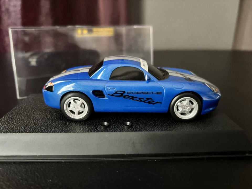 Scalextric Porsche Boxster Slot Car Blue 1/32 Scale UK - Image 4 of 4
