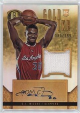 2014-15 Panini Gold Standard Gold Strike 165/199 CJ Wilcox #27 Auto 1pe6