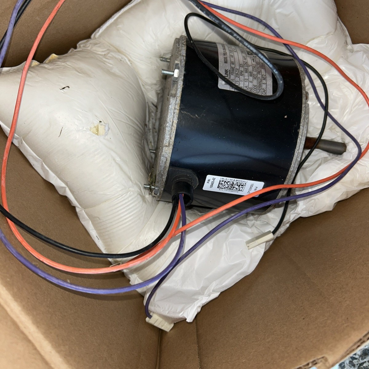 AC condenser Fan Motor Interlink model YSLB-130-8-B003(AL) 1/6 HP