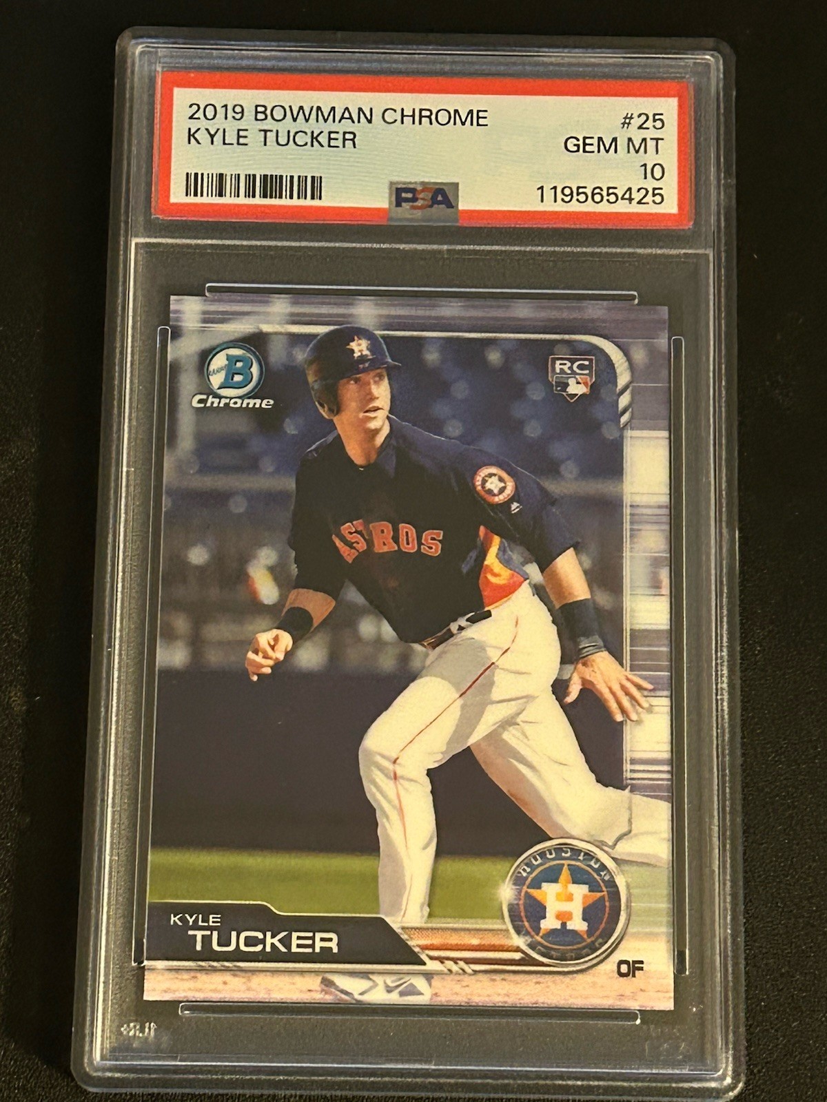 2019 Bowman Chrome Kyle Tucker RC Rookie #25 PSA 10 Gem Mint Astros Cubs