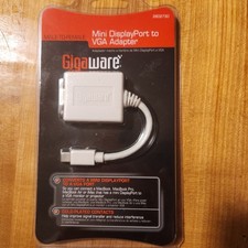 Gigaware Mini Display Port Male To VGA Female Adapter/Converter Cable, PC/Mac