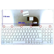 Tastiera Bianco Per Portatile Sony Vaio SVE15 SVE17 Series
