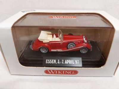 Wiking PKW MB 540 K Cabrio rot Messe Essen 1997